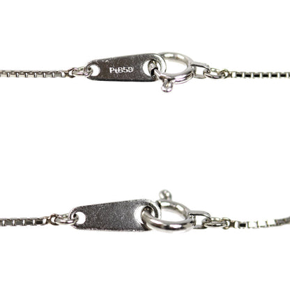 Pt850プラチナ ネックレス ベネチアン 2.1g 40cm レディース【中古】