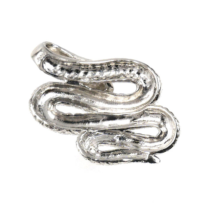 Pt900プラチナ スネーク ペンダントトップ 4.6g 蛇 ヘビ ユニセックス【中古】【美品】