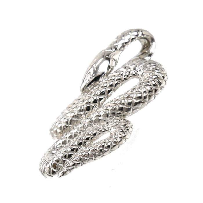 Pt900プラチナ スネーク ペンダントトップ 4.6g 蛇 ヘビ ユニセックス【中古】【美品】