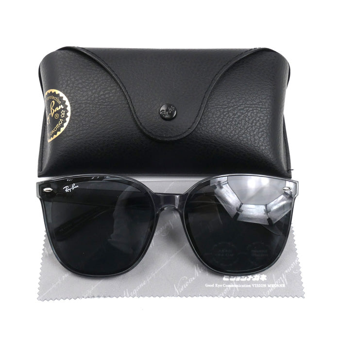Ray-Ban レイバン サングラス クリアグレー RB4423D 645087 66□15 145 メンズ【中古】【美品】
