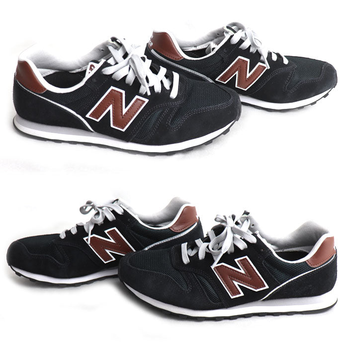 NEW BALANCE ニューバランス スニーカー ブラック ML373SK2 スエード/メッシュ 27ｃｍ メンズ【中古】