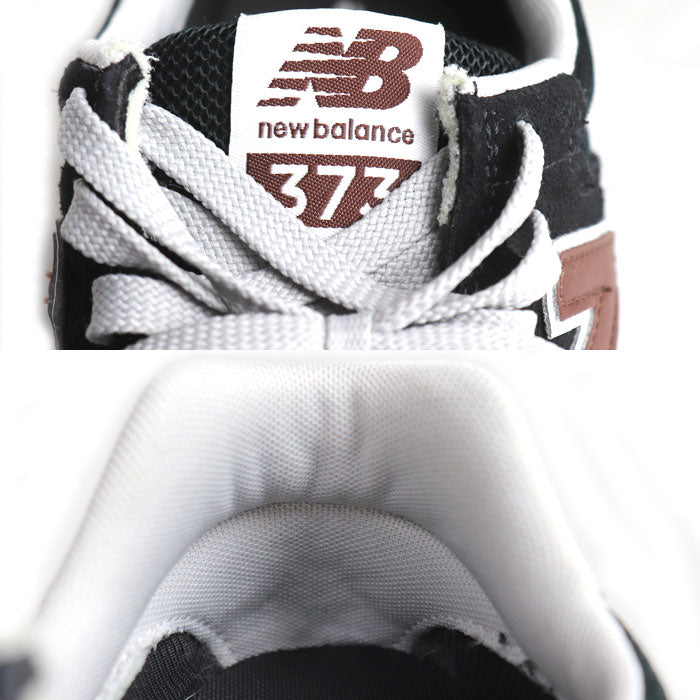 NEW BALANCE ニューバランス スニーカー ブラック ML373SK2 スエード/メッシュ 27ｃｍ メンズ【中古】