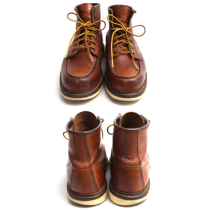 RED WING レッドウィング 6インチ クラシックモック ブーツ ブラウン 1907 9 1/2 メンズ【中古】