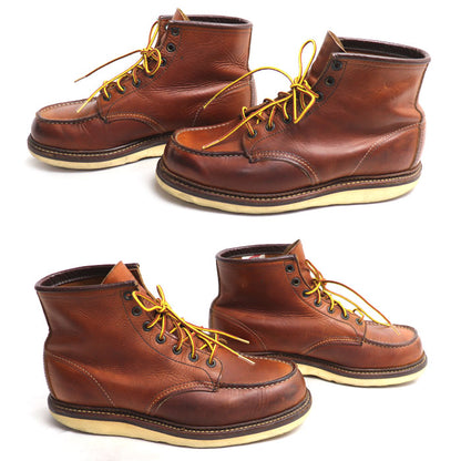 RED WING レッドウィング 6インチ クラシックモック ブーツ ブラウン 1907 9 1/2 メンズ【中古】