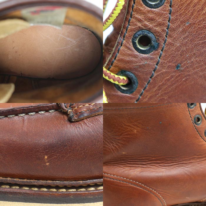 RED WING レッドウィング 6インチ クラシックモック ブーツ ブラウン 1907 9 1/2 メンズ【中古】