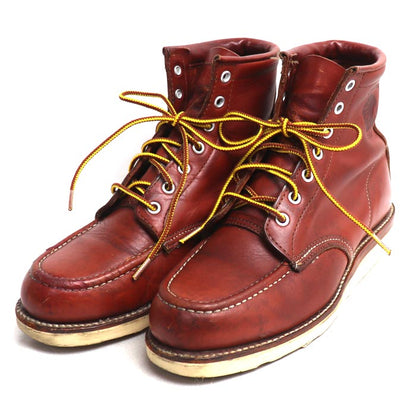 Chippewa チペワ 6インチ モックトゥ ブーツ 赤茶 29493 PORTAGE ORO RUSSETT 7 1/2 EE メンズ【中古】
