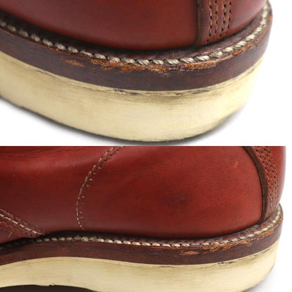 Chippewa チペワ 6インチ モックトゥ ブーツ 赤茶 29493 PORTAGE ORO RUSSETT 7 1/2 EE メンズ【中古】