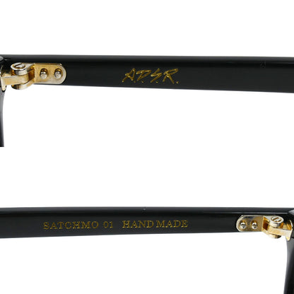 A.D.S.R. SATCHMO GOLD サングラス ブラック メンズ【中古】
