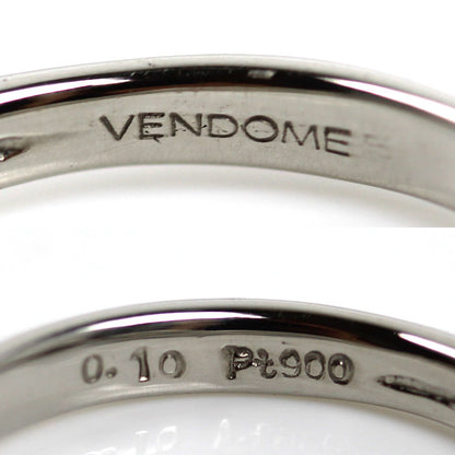 Vendome Aoyama ヴァンドーム青山 Pt900プラチナ リング・指輪 ダイヤモンド0.10ct 7号 3.7g レディース【中古】【美品】