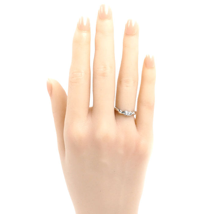Vendome Aoyama ヴァンドーム青山 Pt900プラチナ リング・指輪 ダイヤモンド0.10ct 7号 3.7g レディース【中古】【美品】