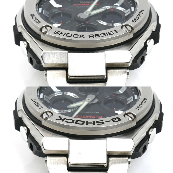 CASIO カシオ G-SHOCK Gスチール 腕時計 ソーラー GST-W110D-1AJF メンズ【中古】