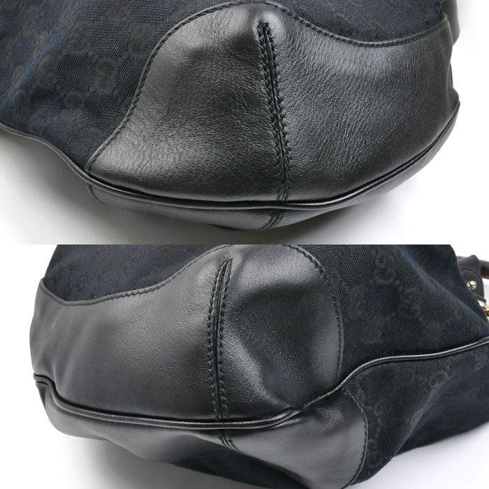 GUCCI グッチ バンブー 2Wayショルダーバッグ ブラック 169976 レディース【中古】