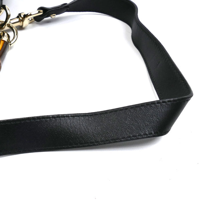 GUCCI グッチ バンブー 2Wayショルダーバッグ ブラック 169976 レディース【中古】