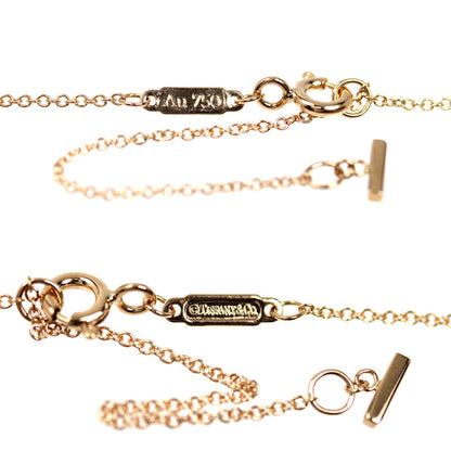 TIFFANY&Co. ティファニー K18PG ピンクゴールド Tスマイル スモール ネックレス 60011678 2.9g 41/46cm レディース【中古】