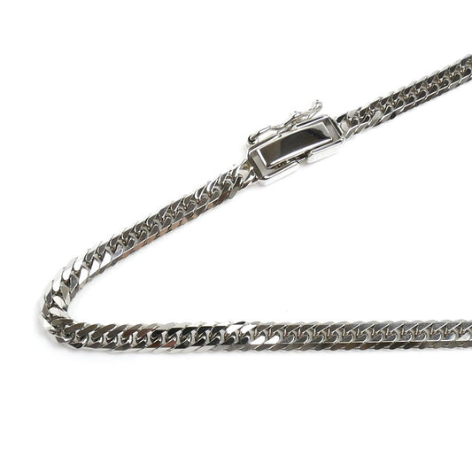 Pt850プラチナ ネックレス 喜平6面Wカット 20.2g 50cm ユニセックス【中古】