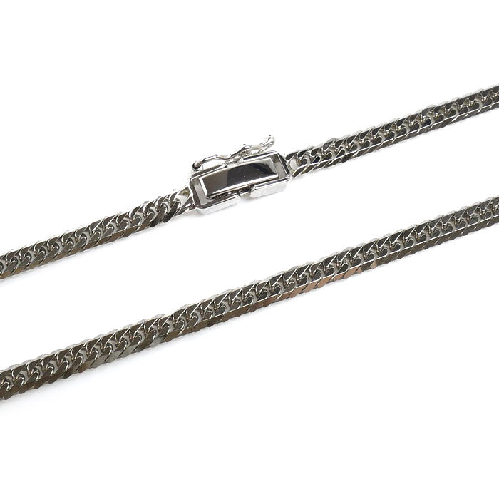 Pt850プラチナ ネックレス 喜平6面Wカット 20.2g 50cm ユニセックス【中古】