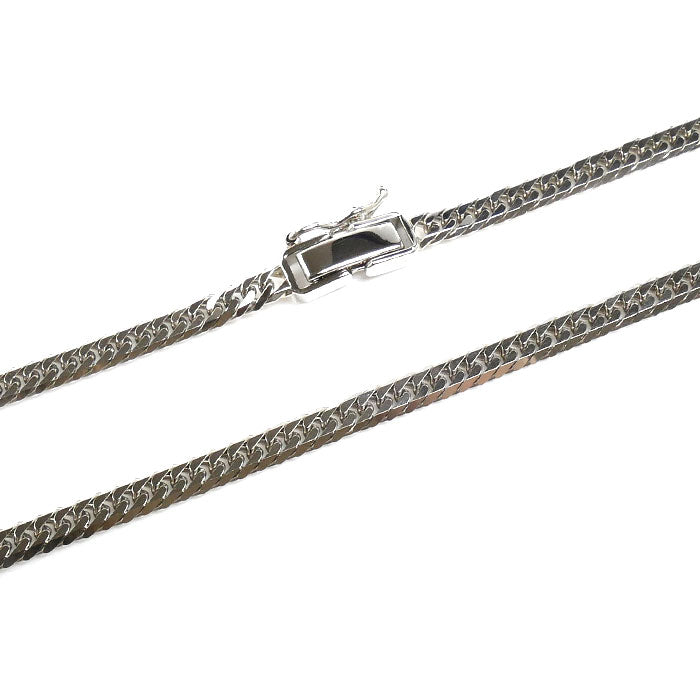 Pt850プラチナ ネックレス 喜平6面Wカット 20.5g 50cm ユニセックス【中古】