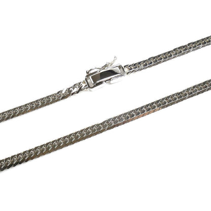 Pt850プラチナ ネックレス 喜平6面Wカット 20.5g 50cm ユニセックス【中古】