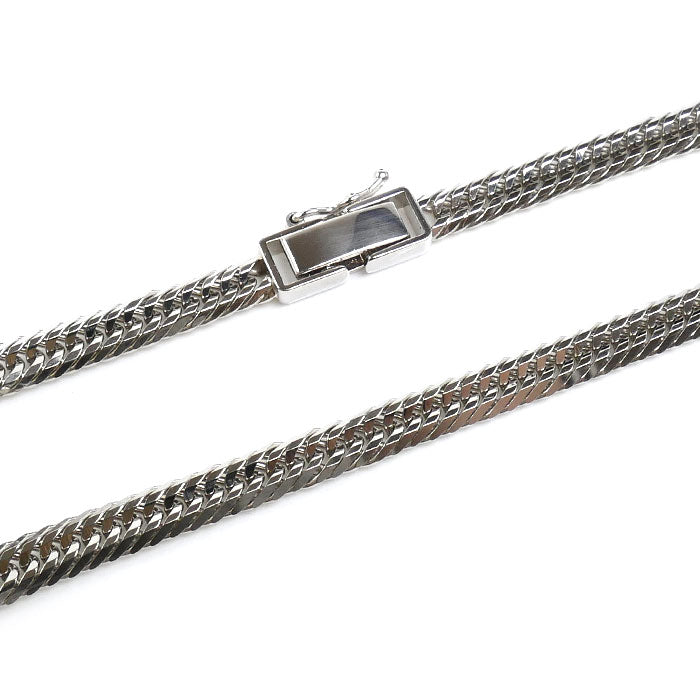 Pt850プラチナ ネックレス 喜平12面トリプルカット 30.2g 50cm ユニセックス【中古】