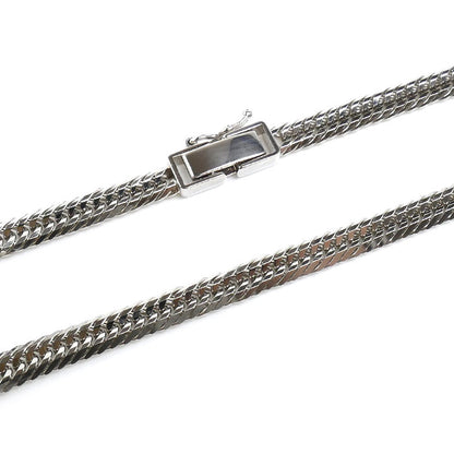 Pt850プラチナ ネックレス 喜平12面トリプルカット 30.2g 50cm ユニセックス【中古】