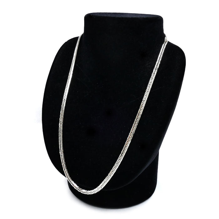 Pt850プラチナ ネックレス 喜平12面トリプルカット 30.2g 50cm ユニセックス【中古】