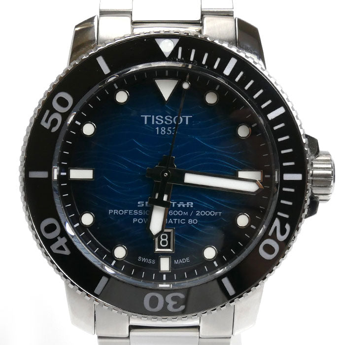 TISSOT ティソ シースター2000プロフェッショナル 腕時計 自動巻き T120.607.11.041.00 メンズ【中古】【美品】