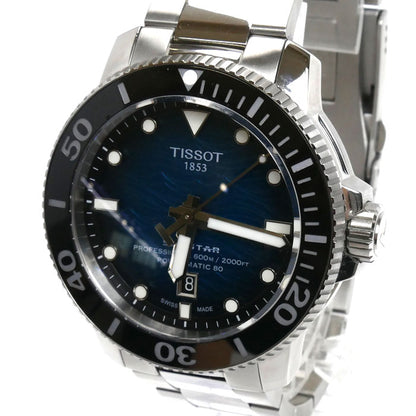 TISSOT ティソ シースター2000プロフェッショナル 腕時計 自動巻き T120.607.11.041.00 メンズ【中古】【美品】