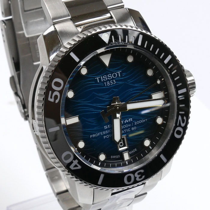 TISSOT ティソ シースター2000プロフェッショナル 腕時計 自動巻き T120.607.11.041.00 メンズ【中古】【美品】