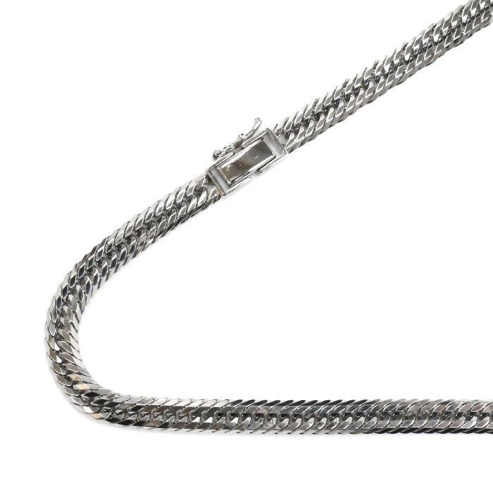 Pt850プラチナ ネックレス 喜平12面トリプルカット 50.5g 50cm メンズ【中古】