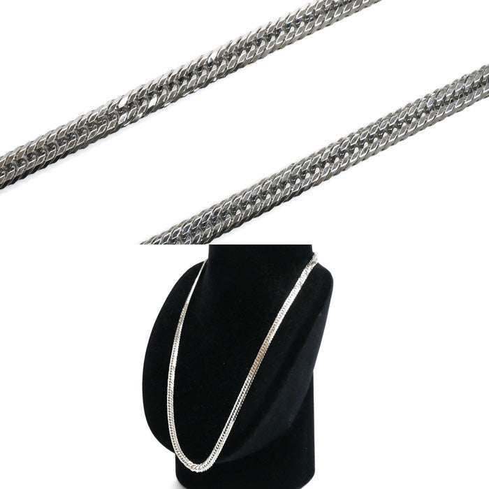 Pt850プラチナ ネックレス 喜平12面トリプルカット 50.5g 50cm メンズ【中古】