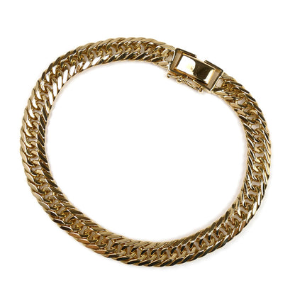 K18YG イエローゴールド ブレスレット 喜平8面トリプルカット 29.4g 20cm ユニセックス【中古】