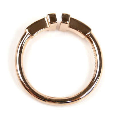 TIFFANY&Co. ティファニー K18PG ピンクゴールド Tワイヤー リング・指輪 60147391 9号 3.0g レディース【中古】【美品】