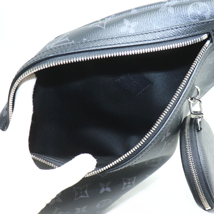 LOUIS VUITTON ルイ・ヴィトン デュオ･スリングバッグ ボディバッグ タイガラマ ブラック M30936 IC メンズ【中古】【極美品】