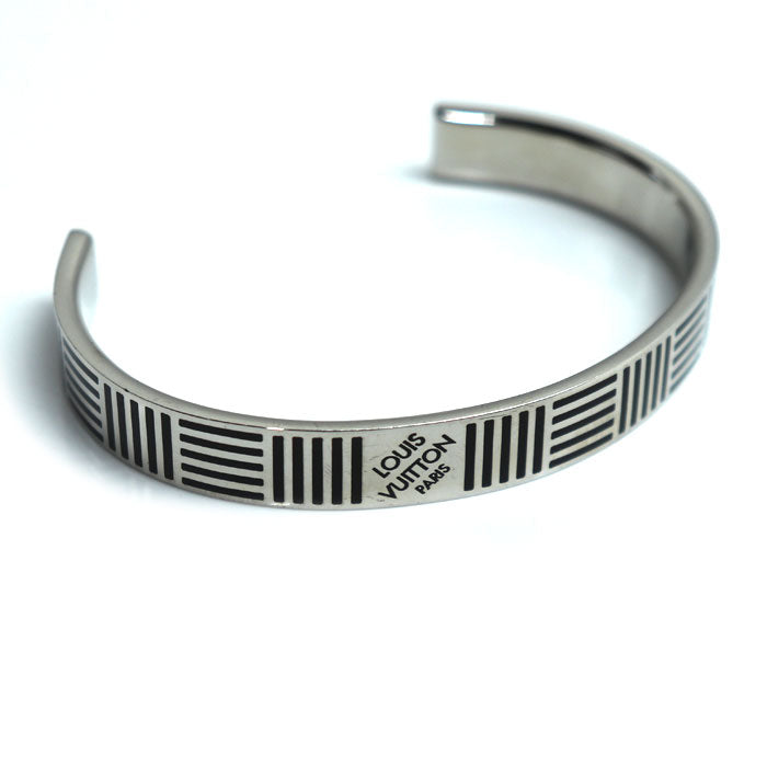 LOUIS VUITTON ルイ・ヴィトン メタル ジョンク・ダミエカラーズ バングル M62492 US1127 32.5g メンズ【中古】