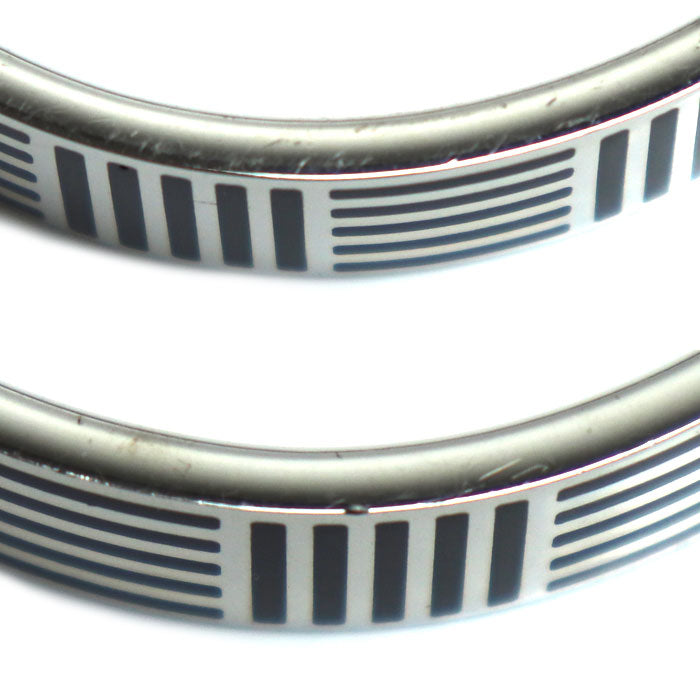 LOUIS VUITTON ルイ・ヴィトン メタル ジョンク・ダミエカラーズ バングル M62492 US1127 32.5g メンズ【中古】