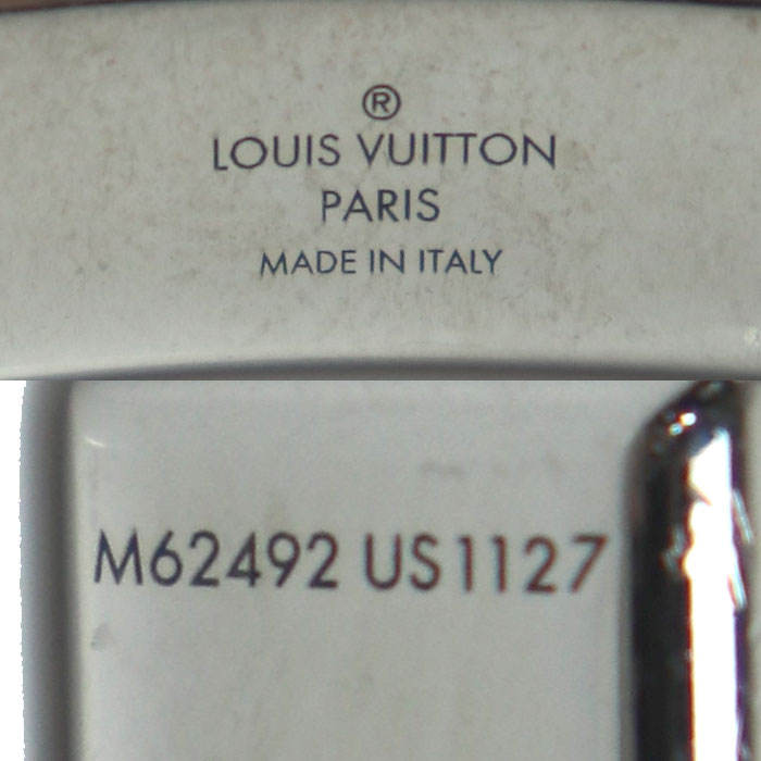 LOUIS VUITTON ルイ・ヴィトン メタル ジョンク・ダミエカラーズ バングル M62492 US1127 32.5g メンズ【中古】