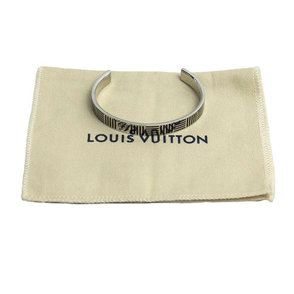 LOUIS VUITTON ルイ・ヴィトン メタル ジョンク・ダミエカラーズ バングル M62492 US1127 32.5g メンズ【中古】