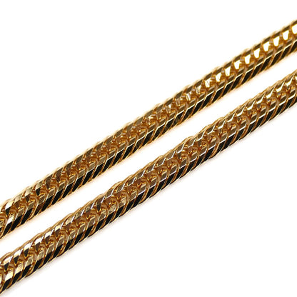 K18YG イエローゴールド ネックレス 喜平12面トリプルカット 20.2g 51cm ユニセックス【中古】