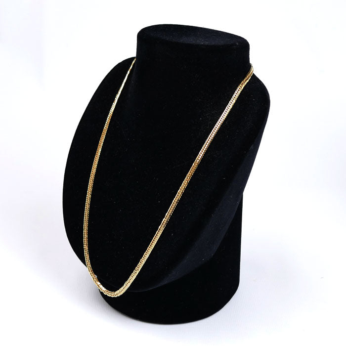 K18YG イエローゴールド ネックレス 喜平12面トリプルカット 20.2g 51cm ユニセックス【中古】