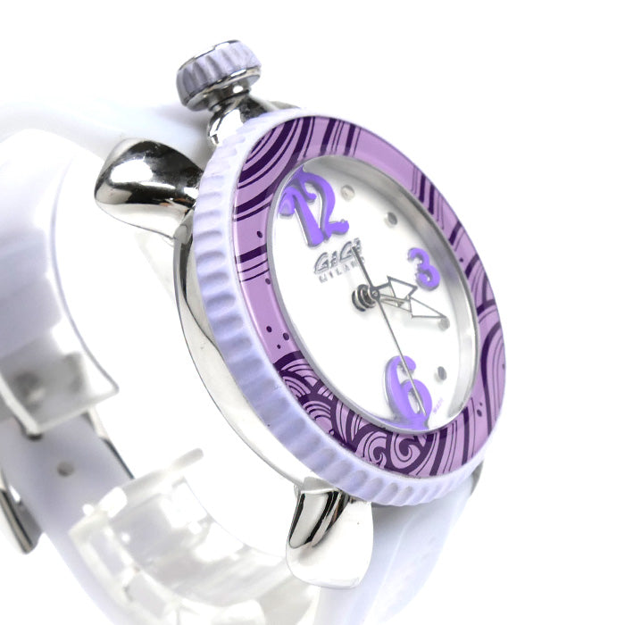 Gaga Milano ガガ・ミラノ レディ スポーツ 腕時計 電池式 7020.07 レディース【中古】