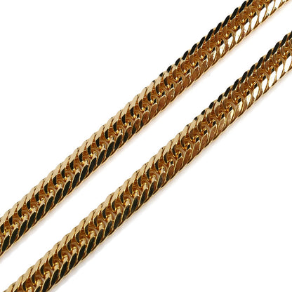 K18YG イエローゴールド ネックレス 喜平8面トリプルカット 20.2g 50cm ユニセックス【中古】