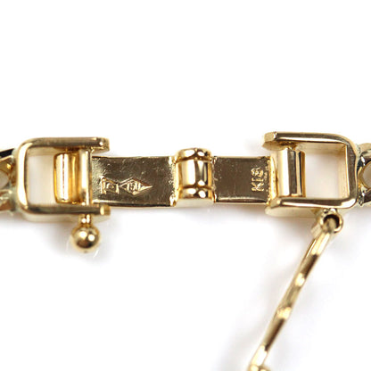 K18YG イエローゴールド ネックレス 喜平8面トリプルカット 20.2g 50cm ユニセックス【中古】