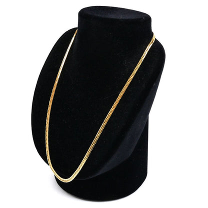 K18YG イエローゴールド ネックレス 喜平8面トリプルカット 20.2g 50cm ユニセックス【中古】