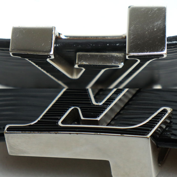 LOUIS VUITTON ルイ・ヴィトン サンチュール・LVイニシャル ベルト エピ・エレクトリック ブラック M9830 CT0111 メンズ【中古】