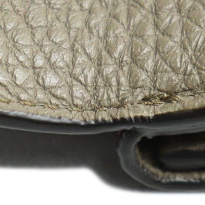 FENDI フェンディ FFロゴ コンパクトウォレット 三つ折り財布 ボルドー 7M0280 レディース【中古】【美品】