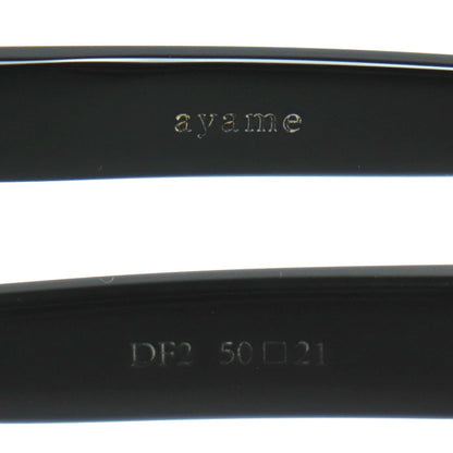 ayame フレームのみ メガネ ブラック DF2 50□21 メンズ【中古】