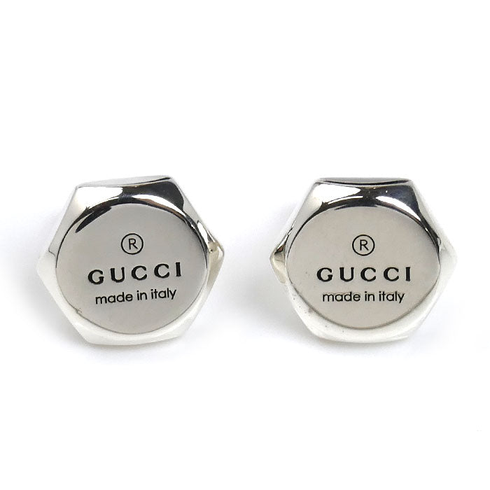 GUCCI グッチ シルバー925 トレードマーク スタッズ ピアス 779171 4.7g レディース【中古】