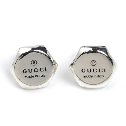 GUCCI グッチ シルバー925 トレードマーク スタッズ ピアス 779171 4.7g レディース【中古】