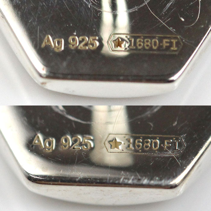 GUCCI グッチ シルバー925 トレードマーク スタッズ ピアス 779171 4.7g レディース【中古】