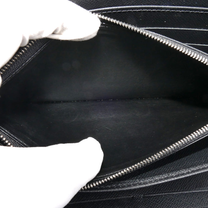 LOUIS VUITTON ルイ・ヴィトン ジッピー オーガナイザーNM 長財布 ラウンドファスナー ダミエ グラフィット ブラック N60111 IC メンズ【中古】